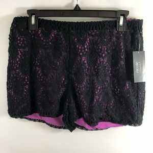 Nicole Miller Lace Shorts Medium 8-10
